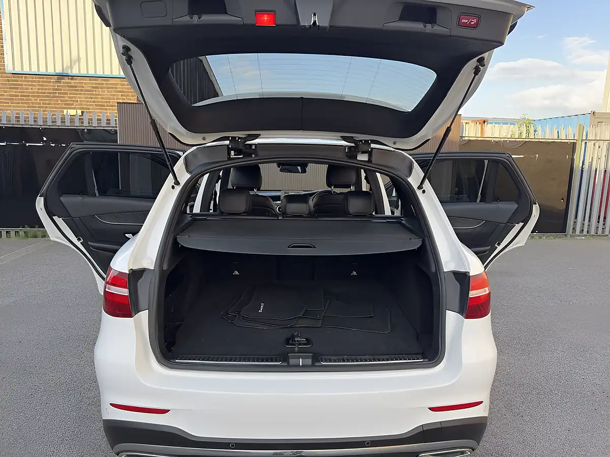 Used 2018 Mercedes-Benz Glc AMG Line White - Interior and Exterior details 10