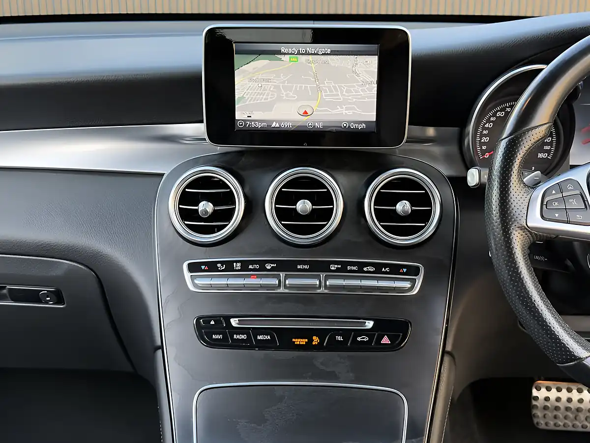Used 2018 Mercedes-Benz Glc AMG Line White - Interior and Exterior details 12