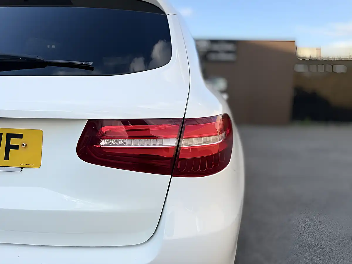 Used 2018 Mercedes-Benz Glc AMG Line White - Interior and Exterior details 19