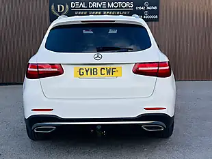 Used 2018 Mercedes-Benz Glc AMG Line White - Interior and Exterior details 6