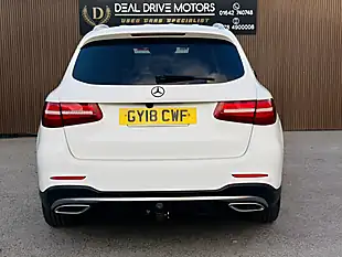 Used 2018 Mercedes-Benz Glc AMG Line White - Interior and Exterior details 9
