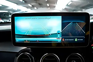 Used 2018 Mercedes-Benz Glc AMG Line White - Interior and Exterior details 11