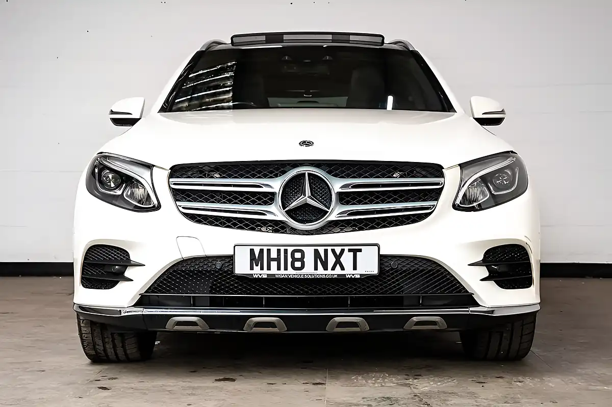 Used 2018 Mercedes-Benz Glc AMG Line White - Interior and Exterior details 2