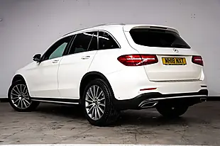 Used 2018 Mercedes-Benz Glc AMG Line White - Interior and Exterior details 3