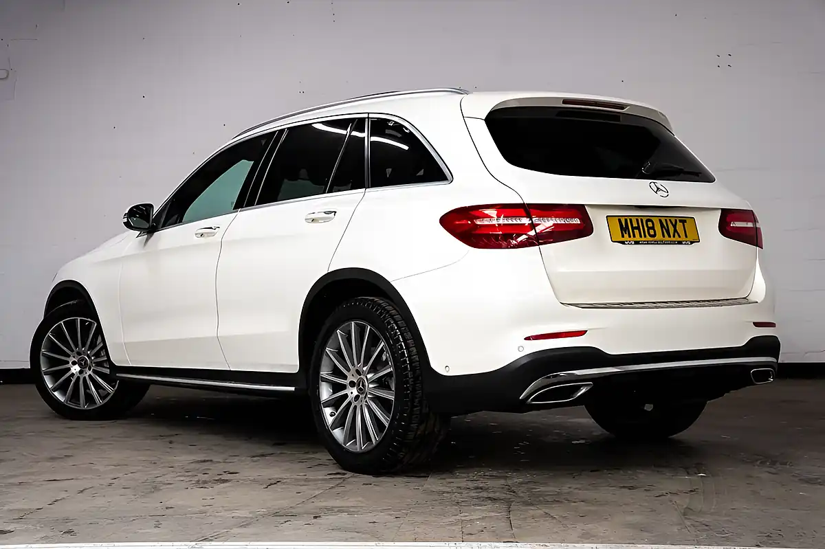 Used 2018 Mercedes-Benz Glc AMG Line White - Interior and Exterior details 3