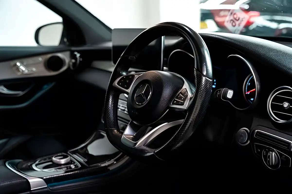 Used 2018 Mercedes-Benz Glc AMG Line White - Interior and Exterior details 8