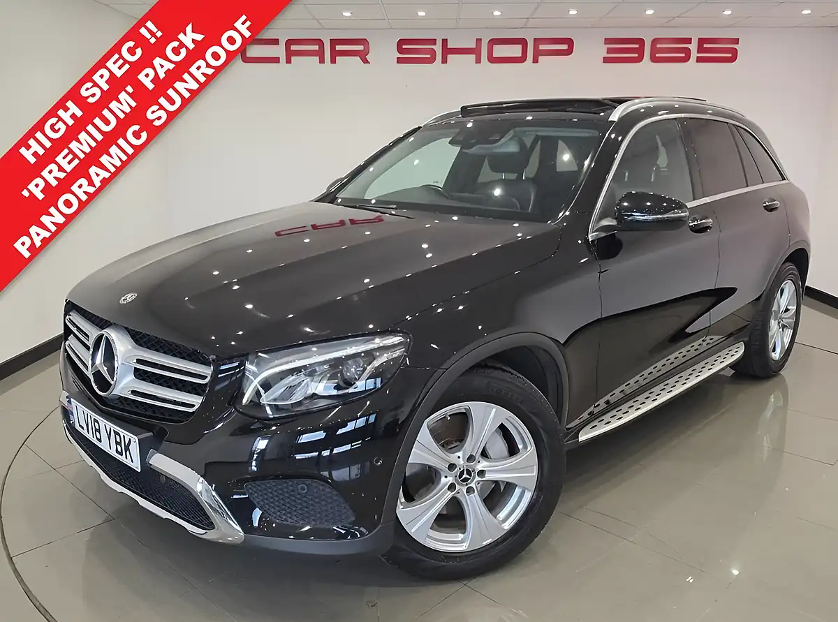 Used 2018 Mercedes-Benz Glc Sport (premium) Black - Front View
