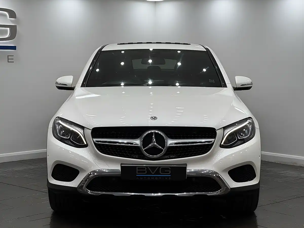 Used 2018 Mercedes-Benz Glc Sport (premium) Coupe White - Interior and Exterior details 4