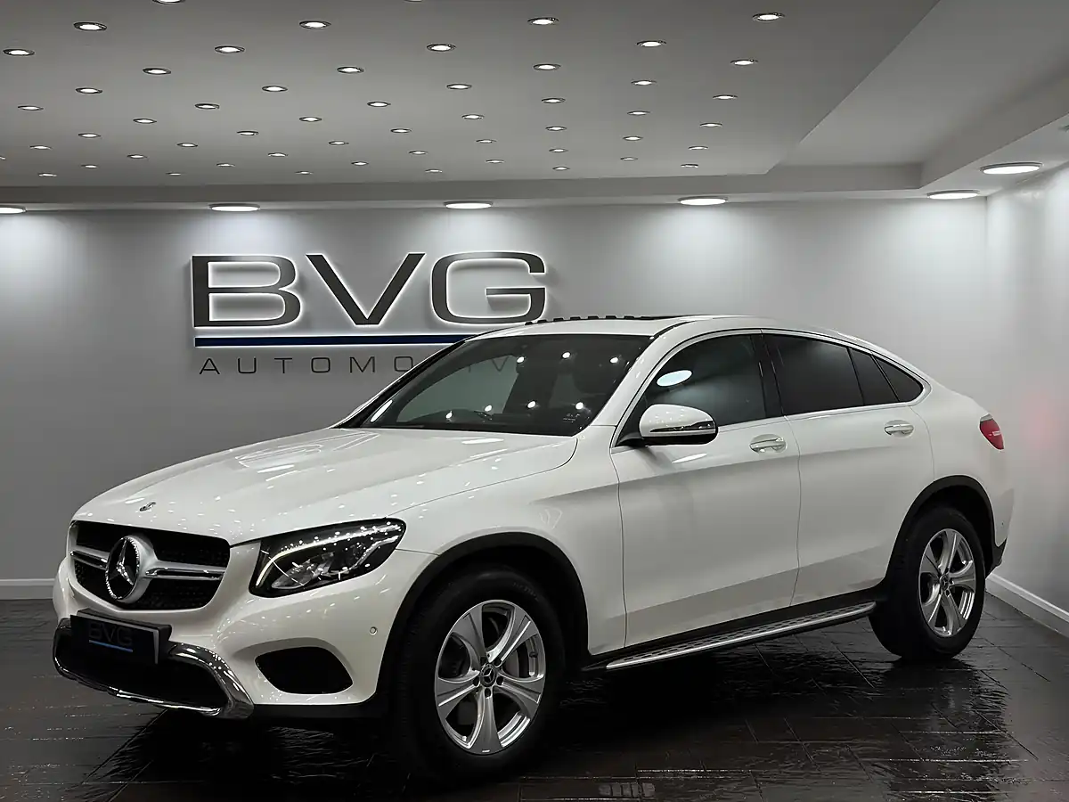 Used 2018 Mercedes-Benz Glc Sport (premium) Coupe White - Interior and Exterior details 5
