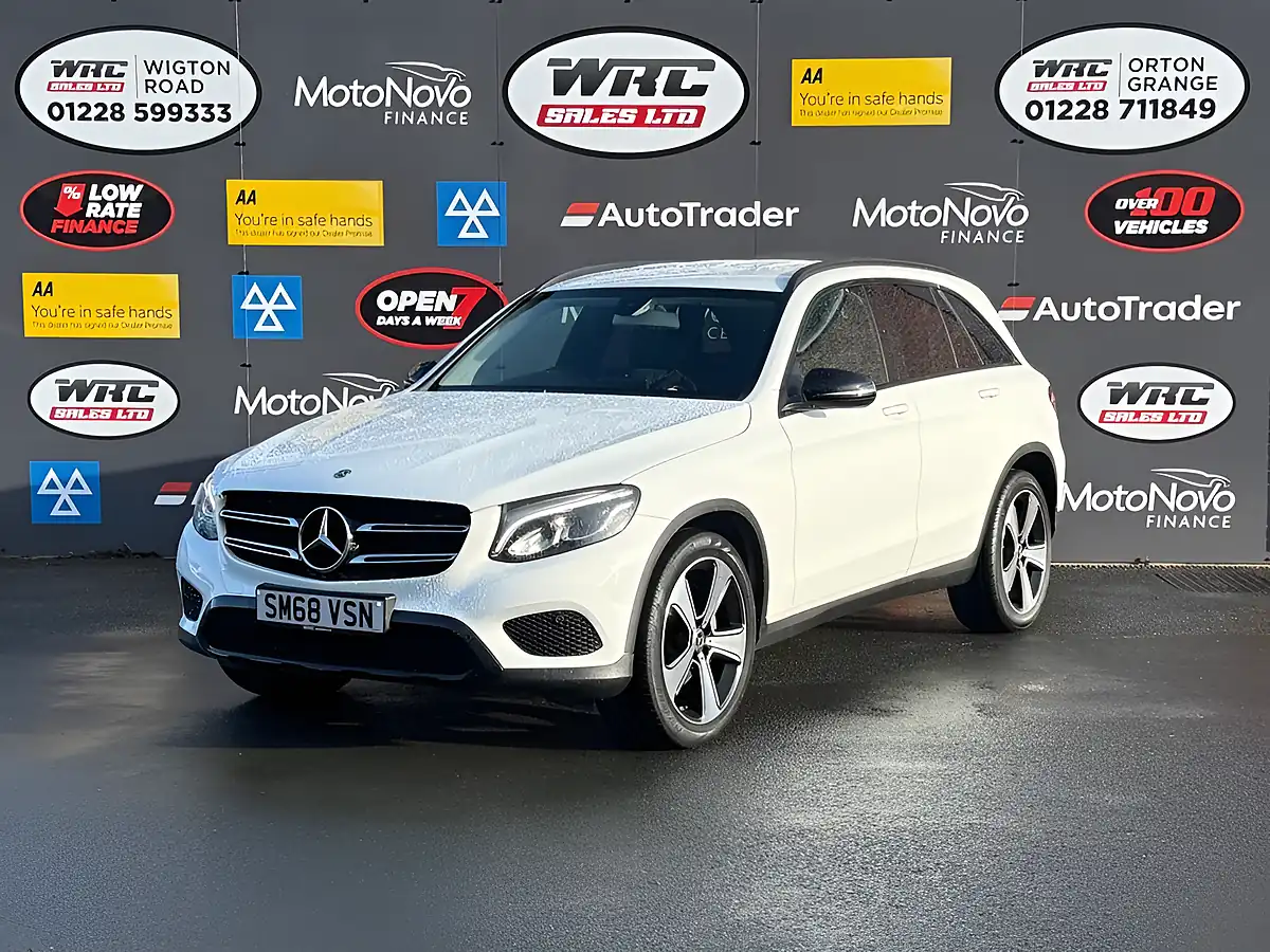 Used 2018 Mercedes-Benz Glc Urban Edition White - Front View
