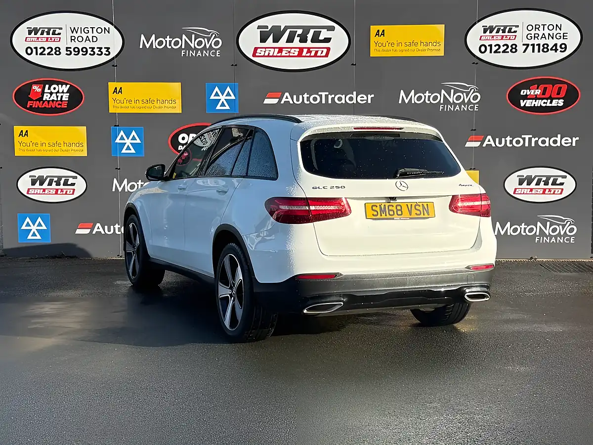 Used 2018 Mercedes-Benz Glc Urban Edition White - Interior and Exterior details 3