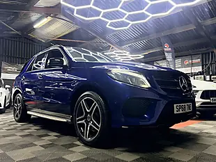 Used 2018 Mercedes-Benz Gle AMG Night Edition Blue - Interior and Exterior details 11