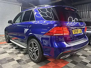 Used 2018 Mercedes-Benz Gle AMG Night Edition Blue - Interior and Exterior details 12