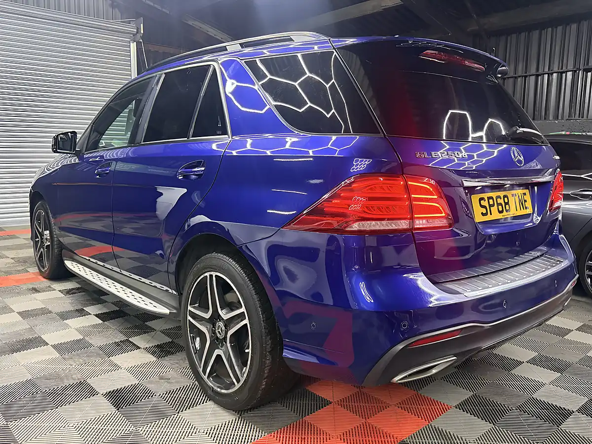 Used 2018 Mercedes-Benz Gle AMG Night Edition Blue - Interior and Exterior details 12