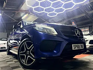 Used 2018 Mercedes-Benz Gle AMG Night Edition Blue - Interior and Exterior details 2