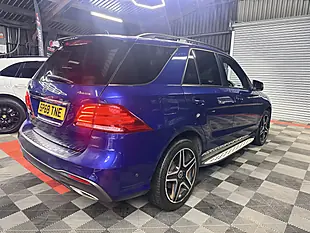 Used 2018 Mercedes-Benz Gle AMG Night Edition Blue - Interior and Exterior details 4