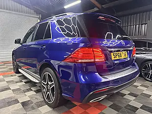 Used 2018 Mercedes-Benz Gle AMG Night Edition Blue - Interior and Exterior details 7