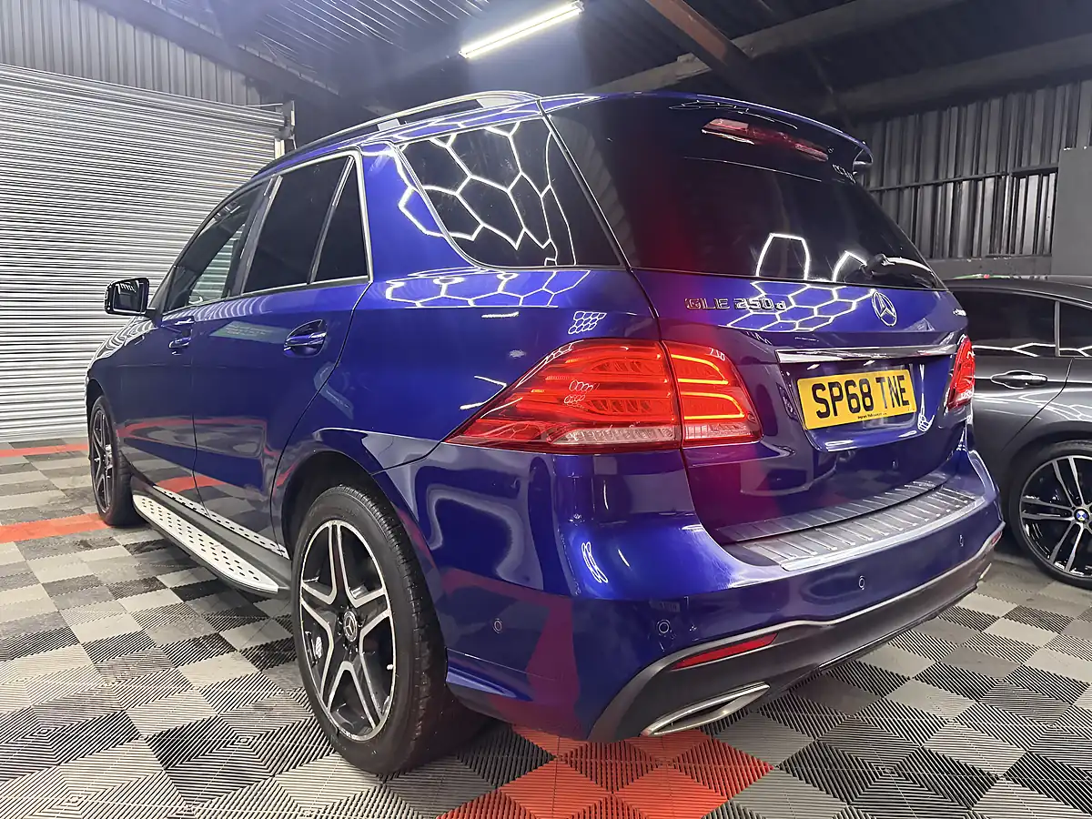Used 2018 Mercedes-Benz Gle AMG Night Edition Blue - Interior and Exterior details 7