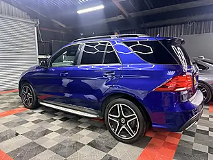 Used 2018 Mercedes-Benz Gle AMG Night Edition Blue - Interior and Exterior details 8