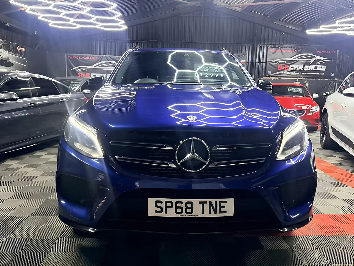 Used 2018 Mercedes-Benz Gle AMG Night Edition Blue - Interior and Exterior details 9
