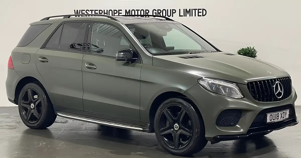 Used 2018 Mercedes-Benz Gle AMG Night Edition Green - Front View