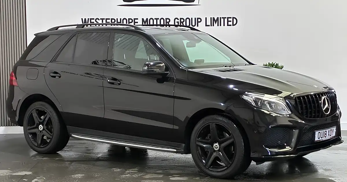 Used 2018 Mercedes-Benz Gle AMG Night Edition Obsidian Black - Front View