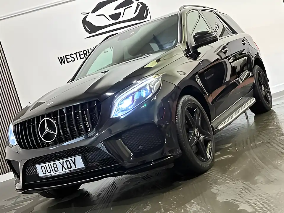 Used 2018 Mercedes-Benz Gle AMG Night Edition Obsidian Black - Interior and Exterior details 14