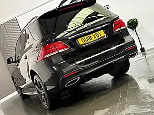 Used 2018 Mercedes-Benz Gle AMG Night Edition Obsidian Black - Interior and Exterior details 9