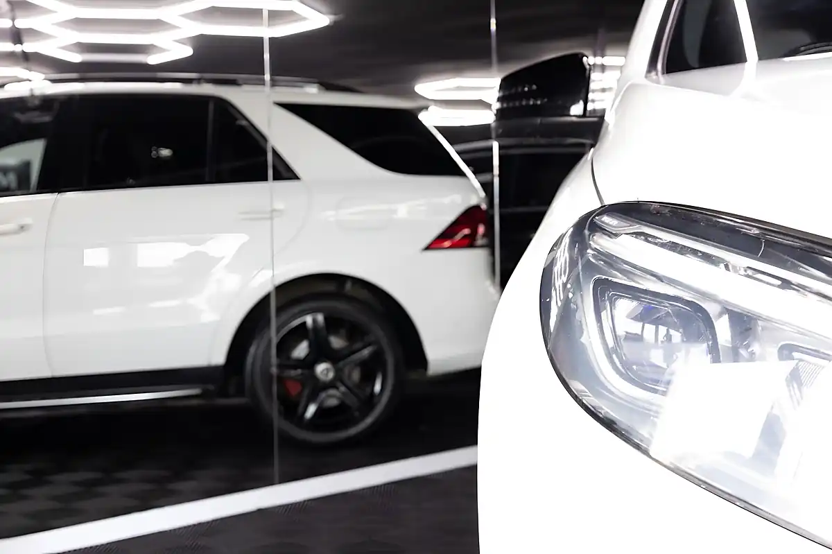 Used 2018 Mercedes-Benz Gle AMG Night Edition Premium Plus White - Interior and Exterior details 10