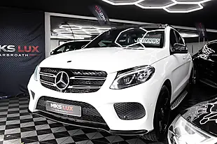 Used 2018 Mercedes-Benz Gle AMG Night Edition Premium Plus White - Interior and Exterior details 2