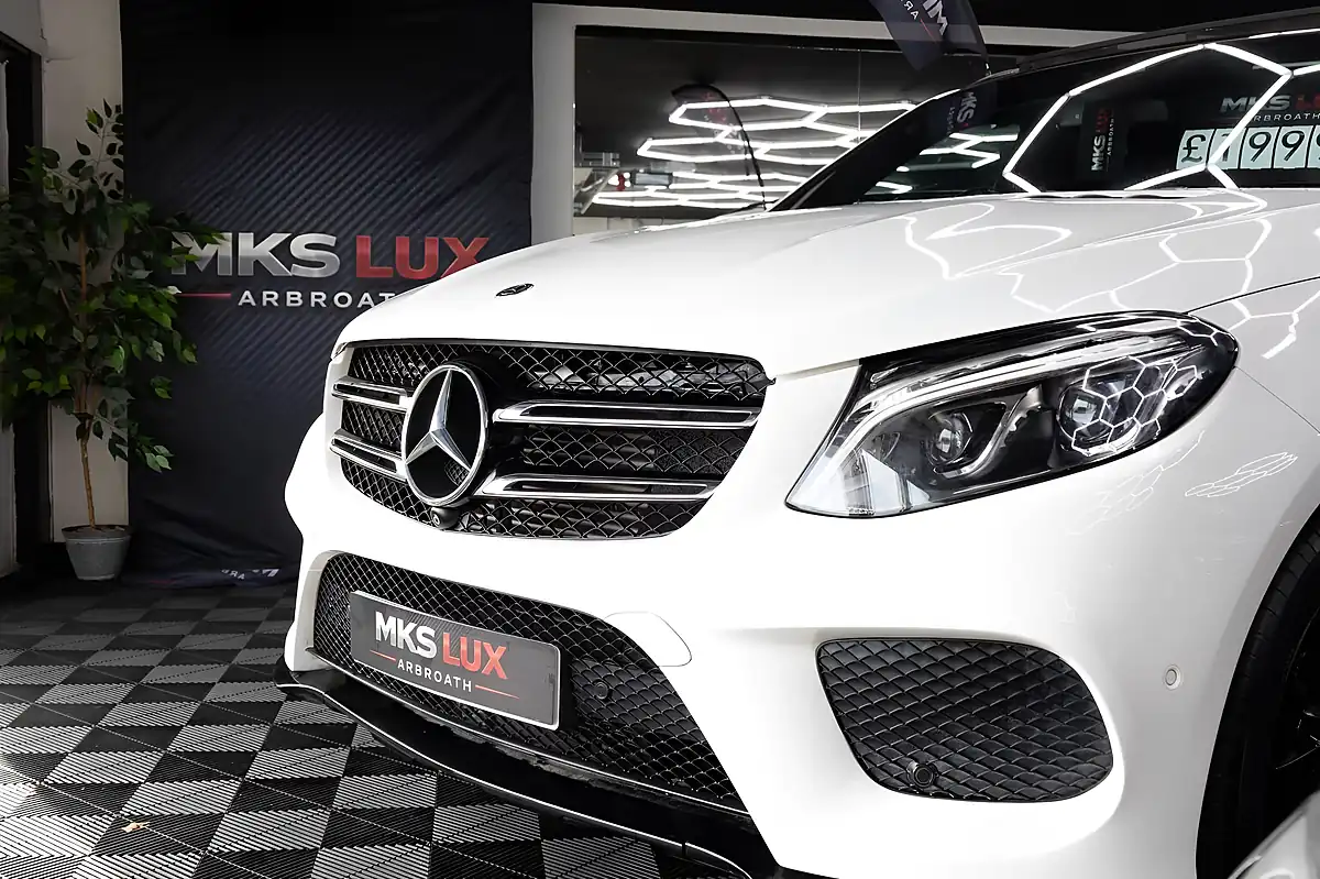 Used 2018 Mercedes-Benz Gle AMG Night Edition Premium Plus White - Interior and Exterior details 8