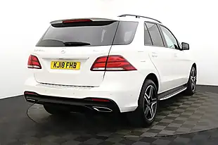 Used 2018 Mercedes-Benz Gle AMG Night Edition White - Interior and Exterior details 3