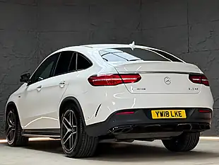 Used 2018 Mercedes-Benz Gle Night Edition Coupe White - Interior and Exterior details 11