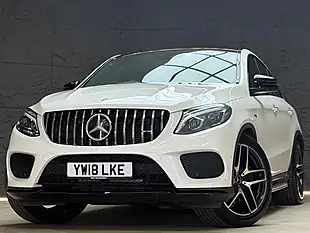 Used 2018 Mercedes-Benz Gle Night Edition Coupe White - Interior and Exterior details 2