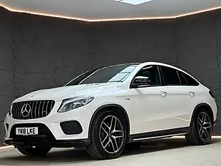 Used 2018 Mercedes-Benz Gle Night Edition Coupe White - Interior and Exterior details 5
