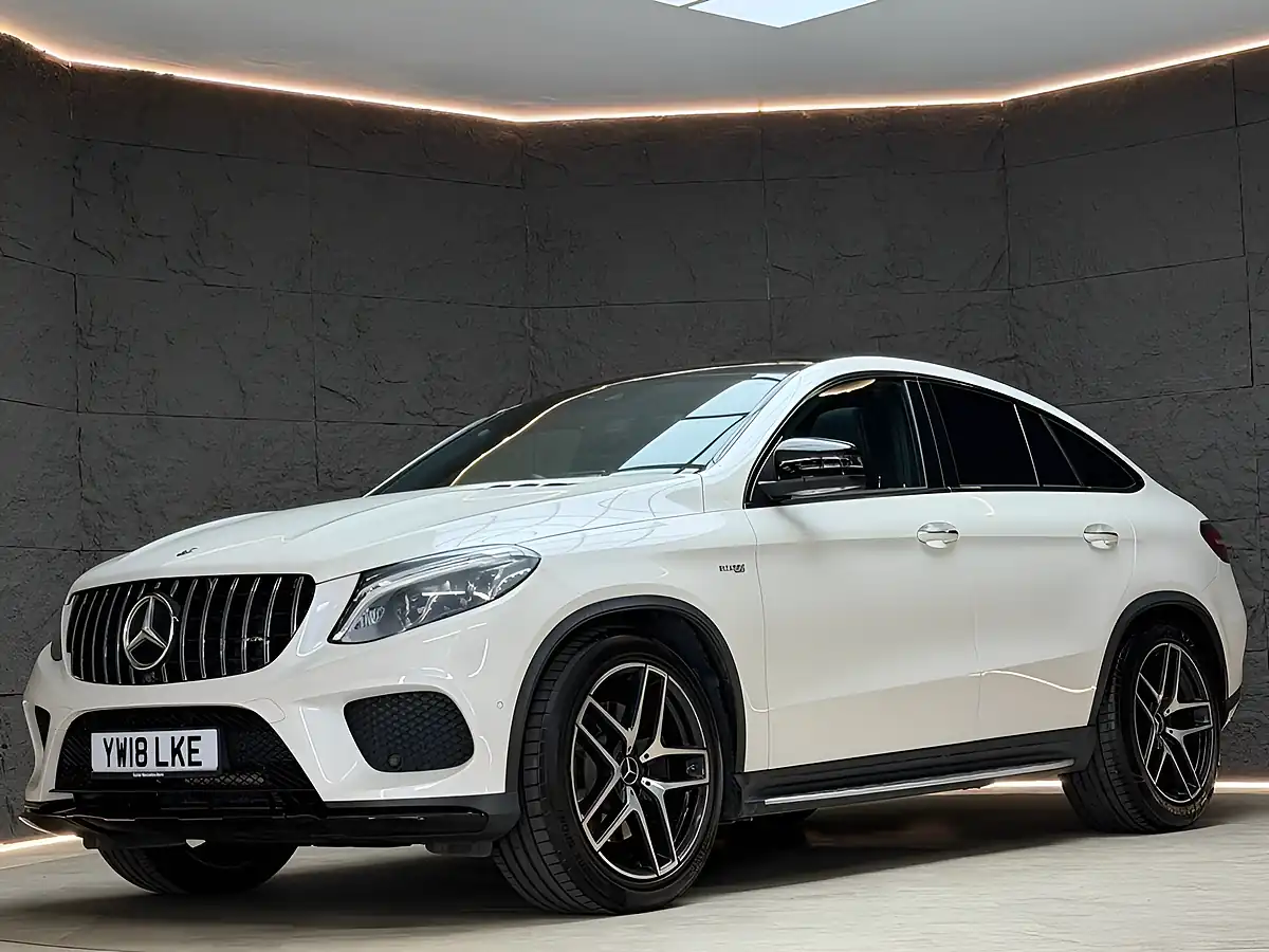 Used 2018 Mercedes-Benz Gle Night Edition Coupe White - Interior and Exterior details 5