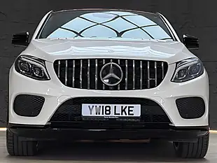 Used 2018 Mercedes-Benz Gle Night Edition Coupe White - Interior and Exterior details 7