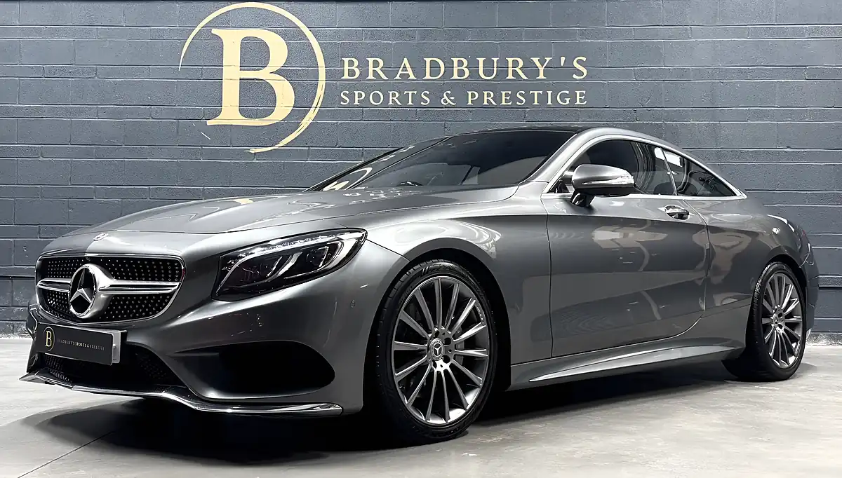 Used 2018 Mercedes-Benz S Class AMG Line Grey - Front View