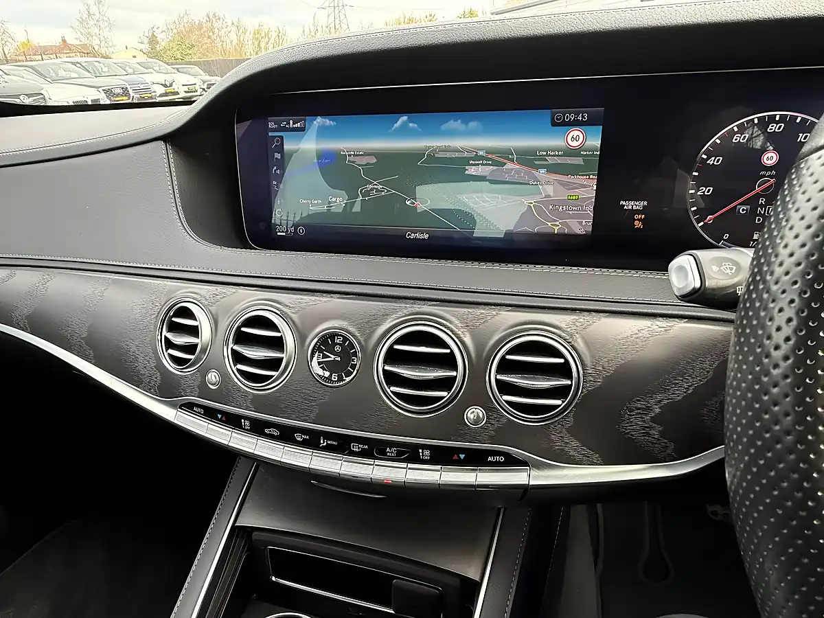 Used 2018 Mercedes-Benz S Class AMG Line Grey - Interior and Exterior details 14