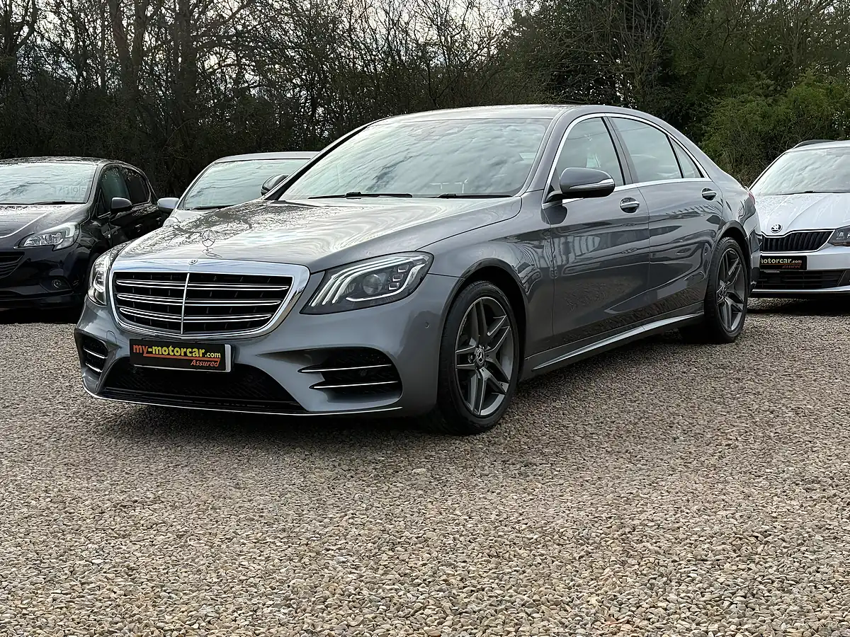 Used 2018 Mercedes-Benz S Class AMG Line Grey - Interior and Exterior details 15