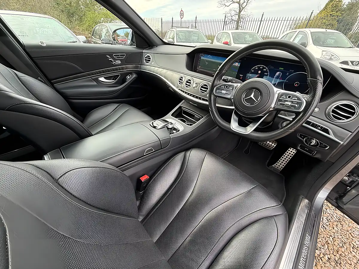 Used 2018 Mercedes-Benz S Class AMG Line Grey - Interior and Exterior details 2