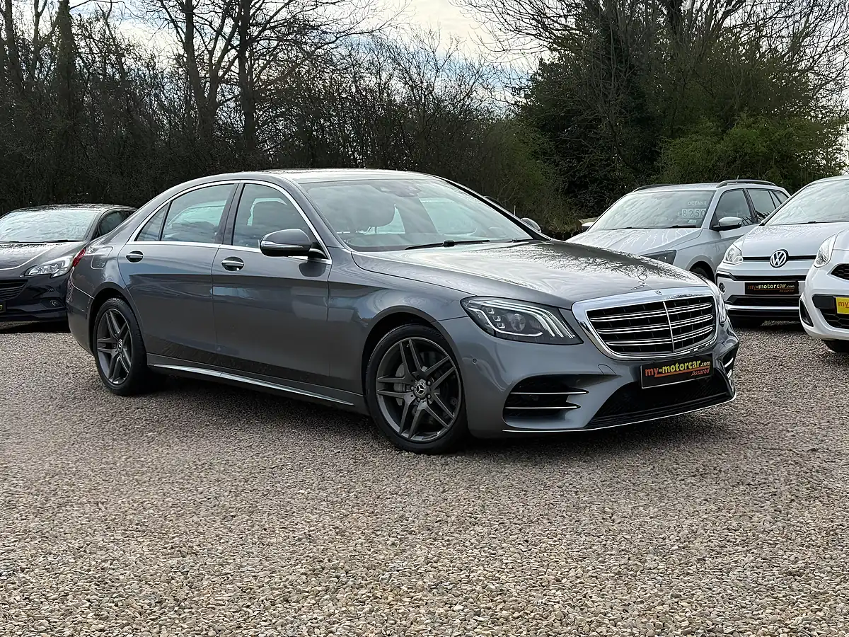 Used 2018 Mercedes-Benz S Class AMG Line Grey - Interior and Exterior details 3