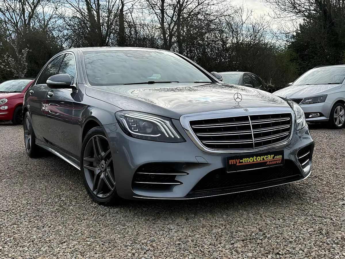Used 2018 Mercedes-Benz S Class AMG Line Grey - Interior and Exterior details 6