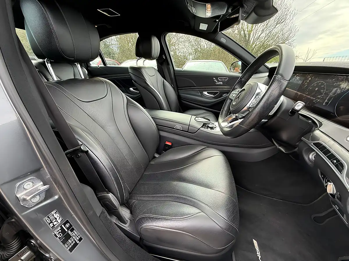 Used 2018 Mercedes-Benz S Class AMG Line Grey - Interior and Exterior details 9