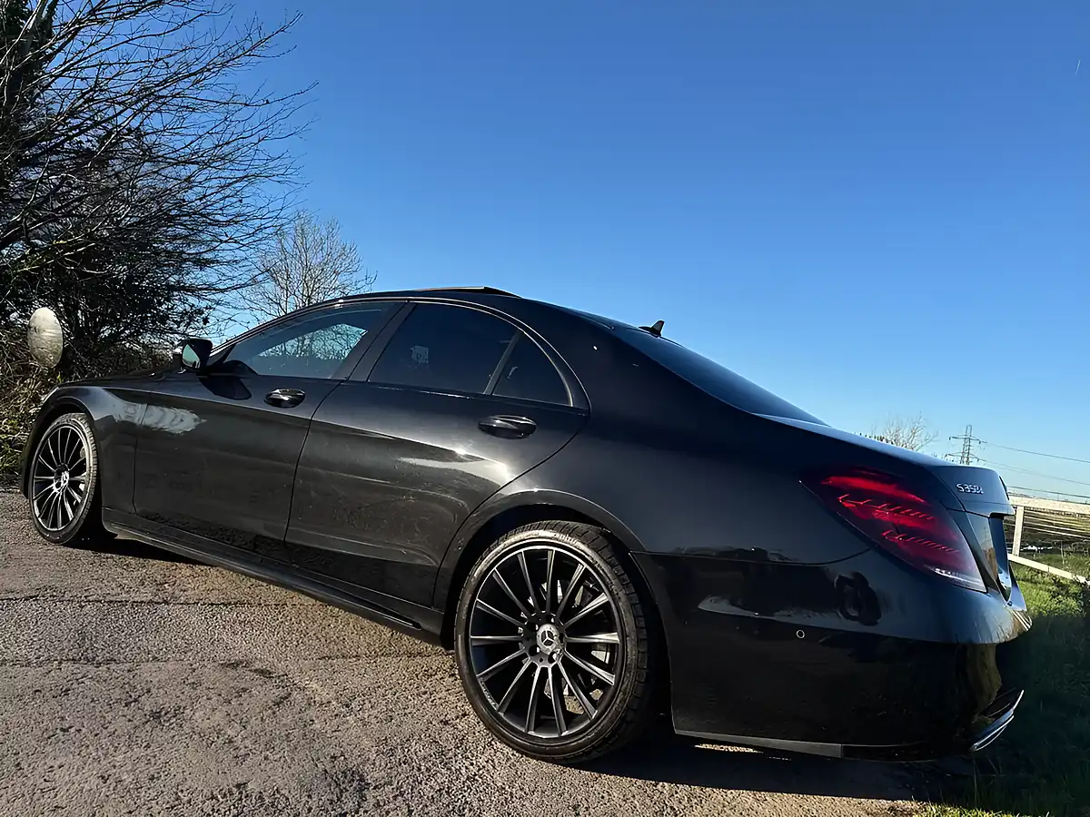 Used 2018 Mercedes-Benz S-Class AMG Line Premium Black Edition Black - Interior and Exterior details 11