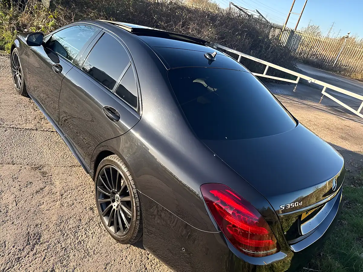 Used 2018 Mercedes-Benz S-Class AMG Line Premium Black Edition Black - Interior and Exterior details 12