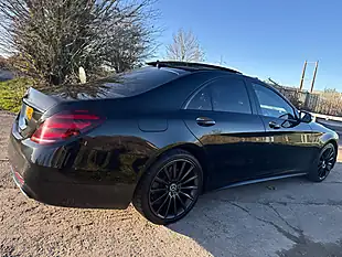 Used 2018 Mercedes-Benz S-Class AMG Line Premium Black Edition Black - Interior and Exterior details 13