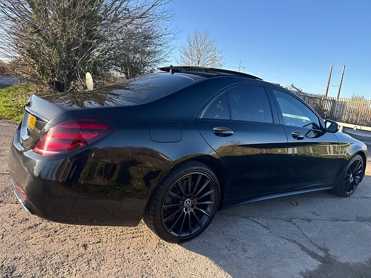 Used 2018 Mercedes-Benz S-Class AMG Line Premium Black Edition Black - Interior and Exterior details 13