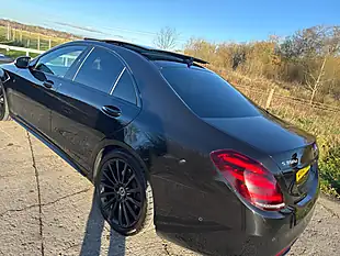 Used 2018 Mercedes-Benz S-Class AMG Line Premium Black Edition Black - Interior and Exterior details 15