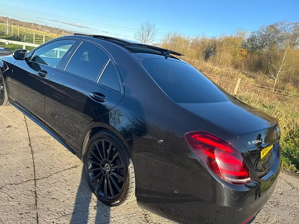 Used 2018 Mercedes-Benz S-Class AMG Line Premium Black Edition Black - Interior and Exterior details 15